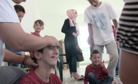 【アースキャラバン2017中東】パレスチナ　デヒーシャ難民キャンプ・障害児施設